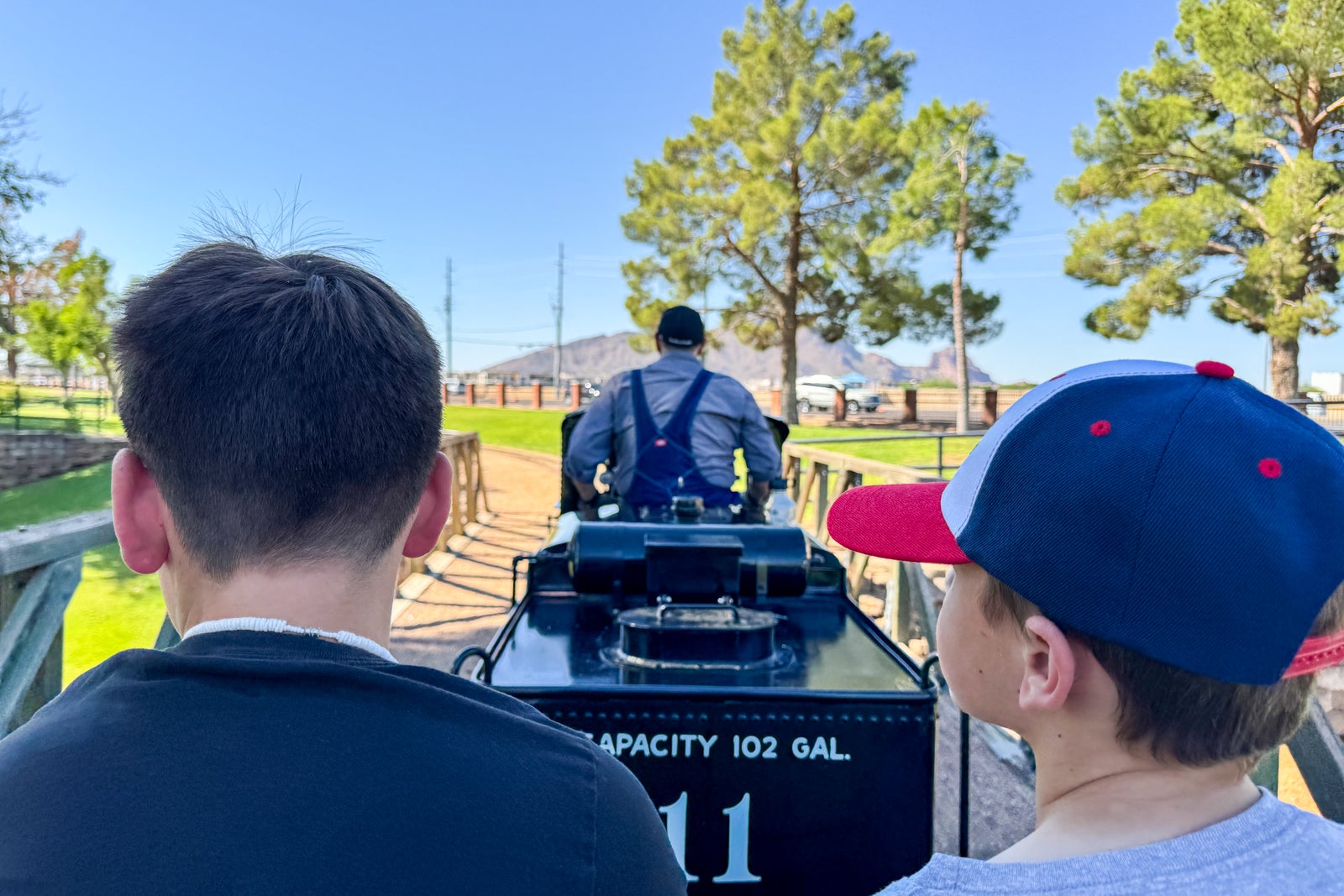 a ride at the park