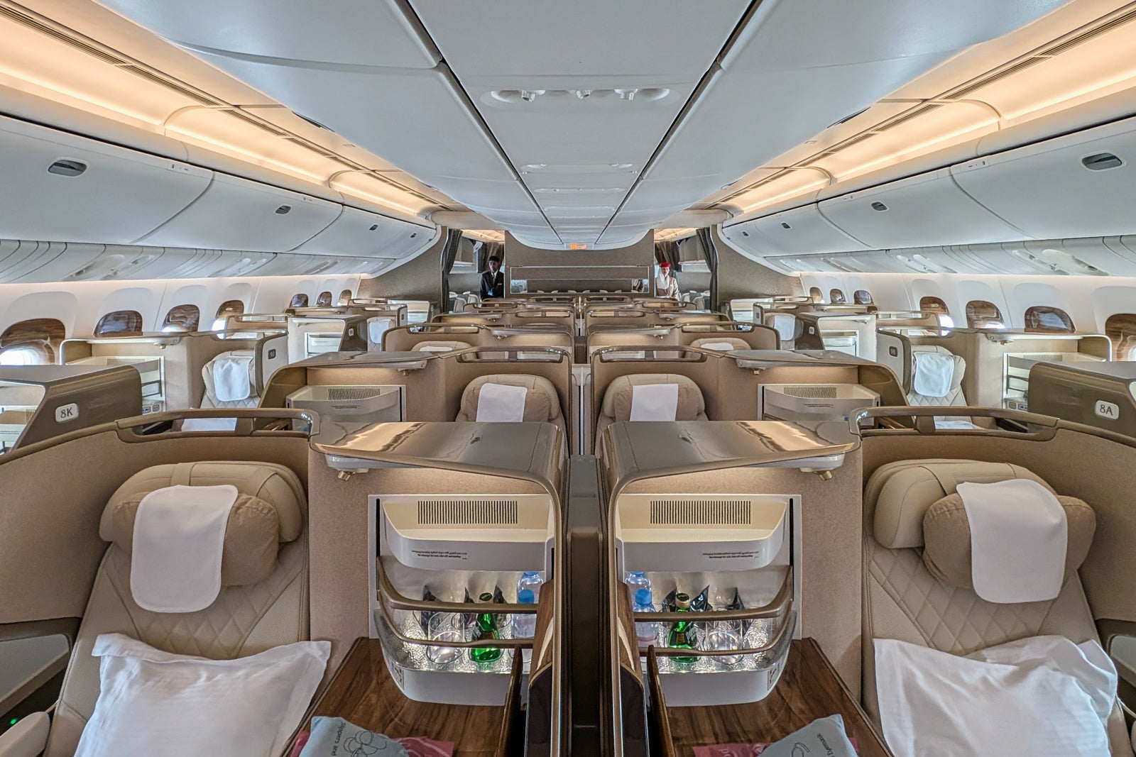 Emirates refurbished 777 cabin