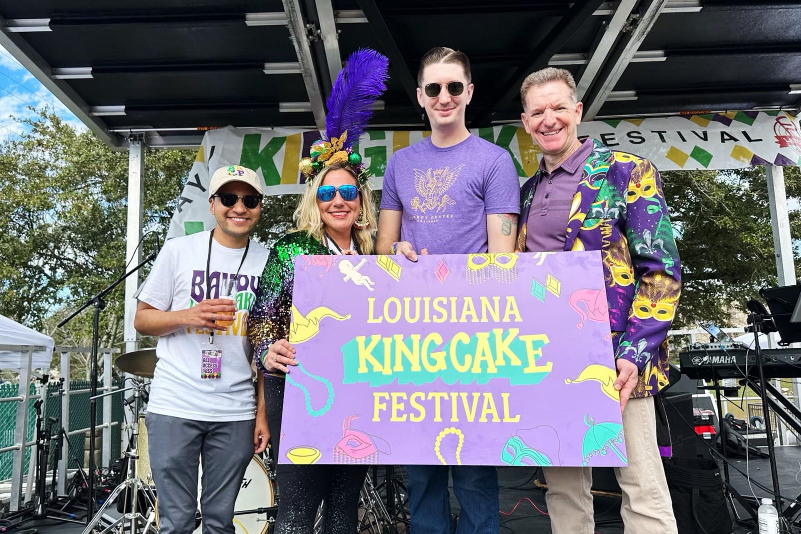 king cake festival in lafourche parish