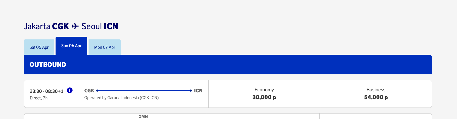 SAS partner award CGK to ICN