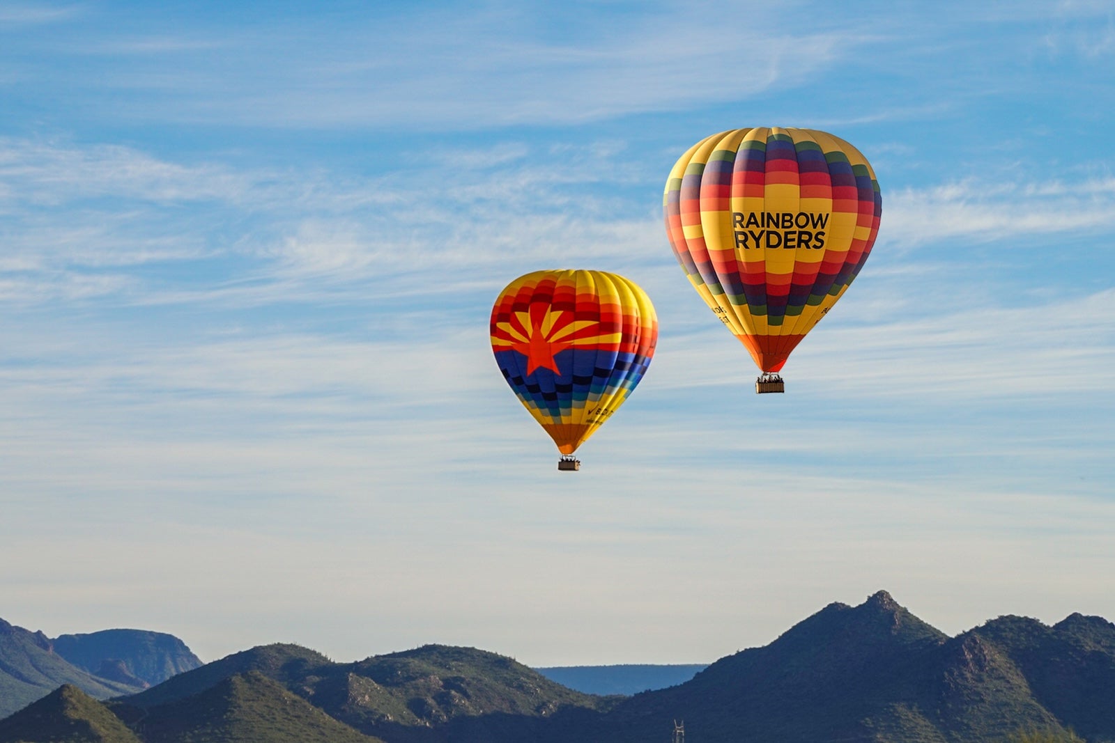 Hot air balloons