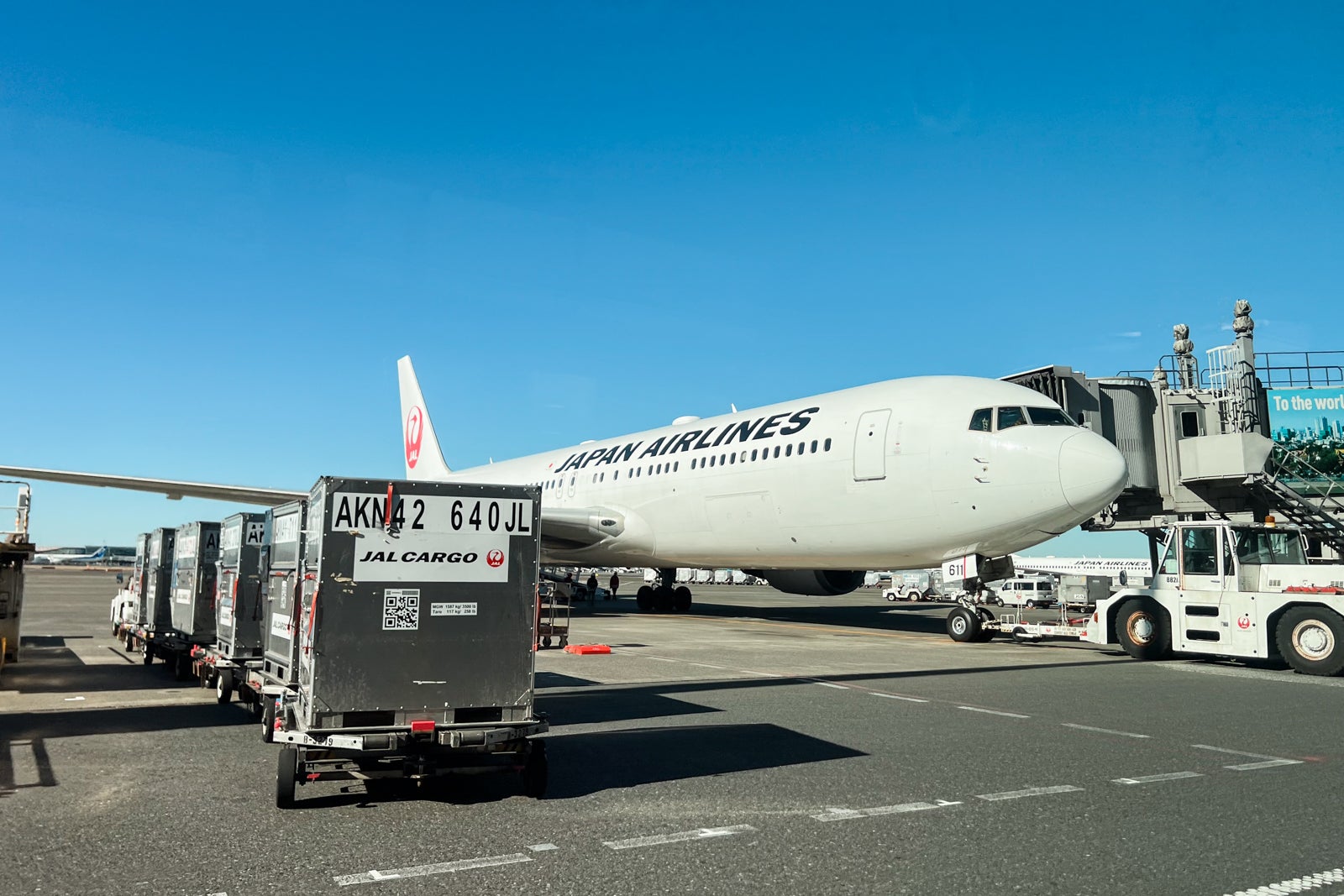 Japan Airlines jet at Tokyo's Haneda Airport in February 2025. CLINT HENDERSON/THE POINTS GUY