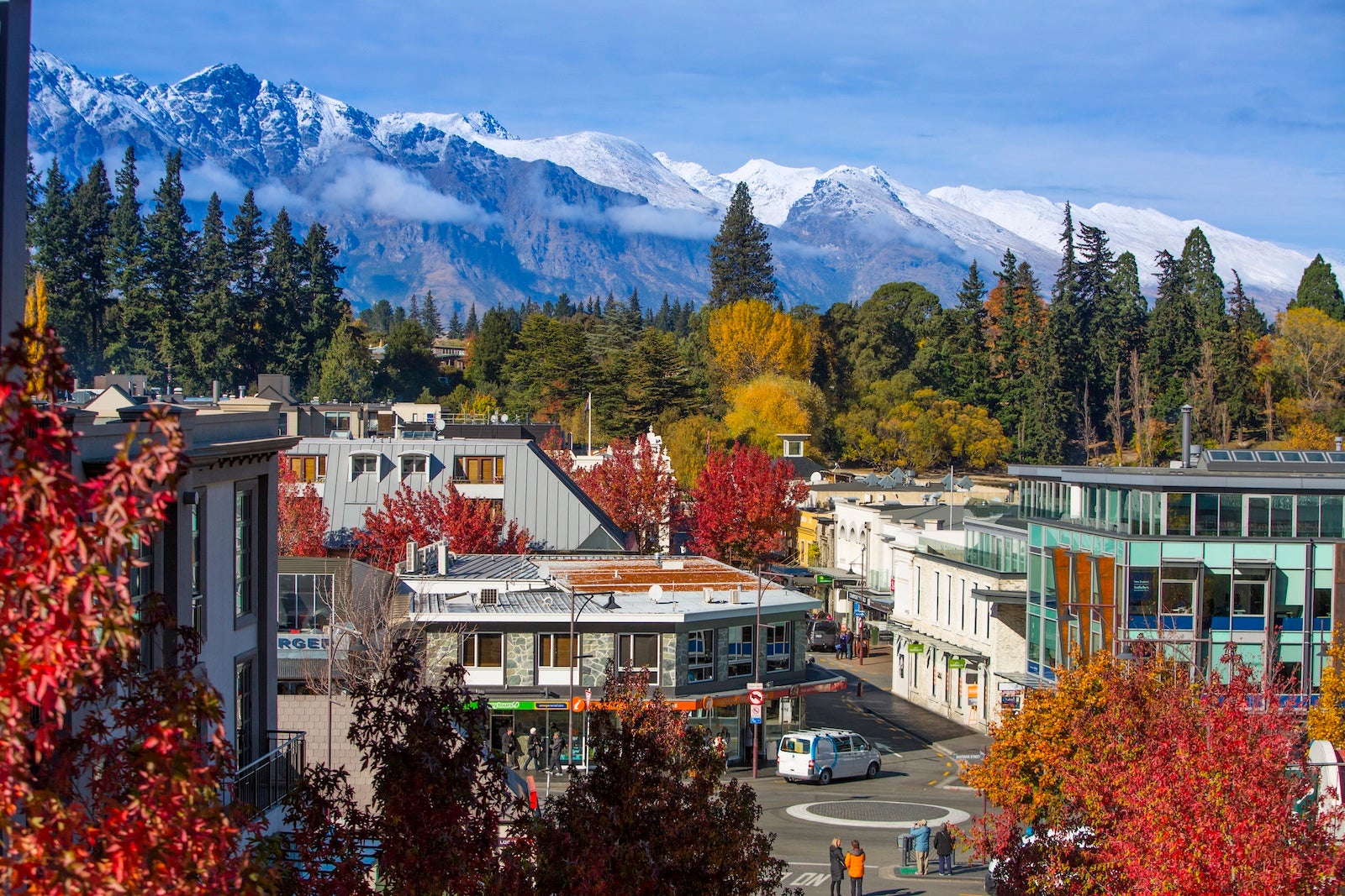 Queenstown, New Zealand in the fall