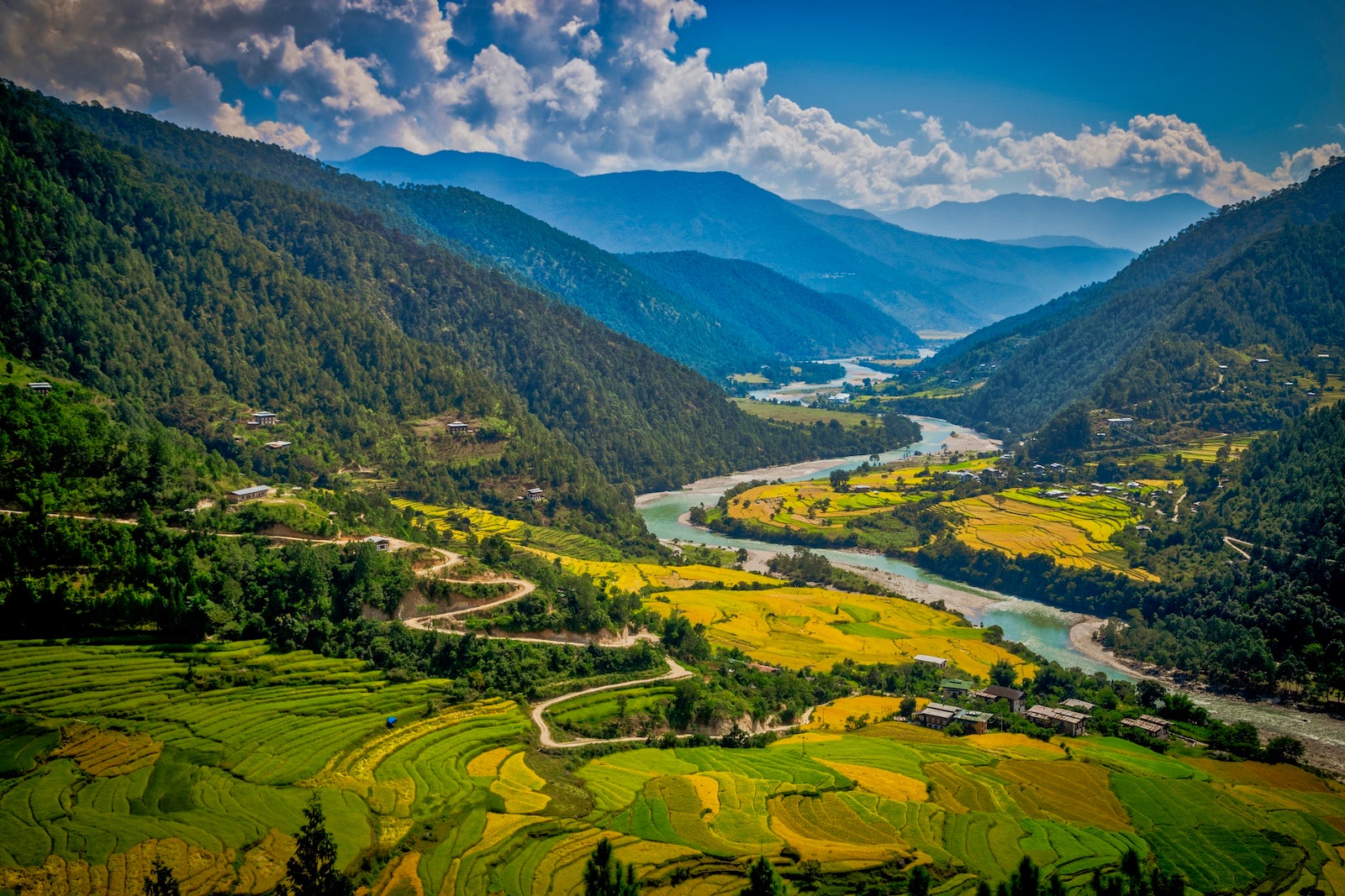 Punakha Valley, Bhutan