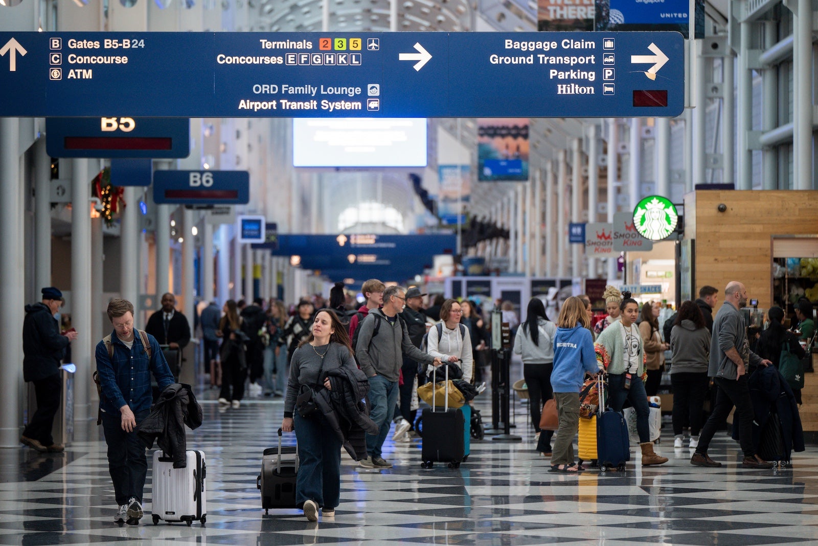 Travelers at ORD