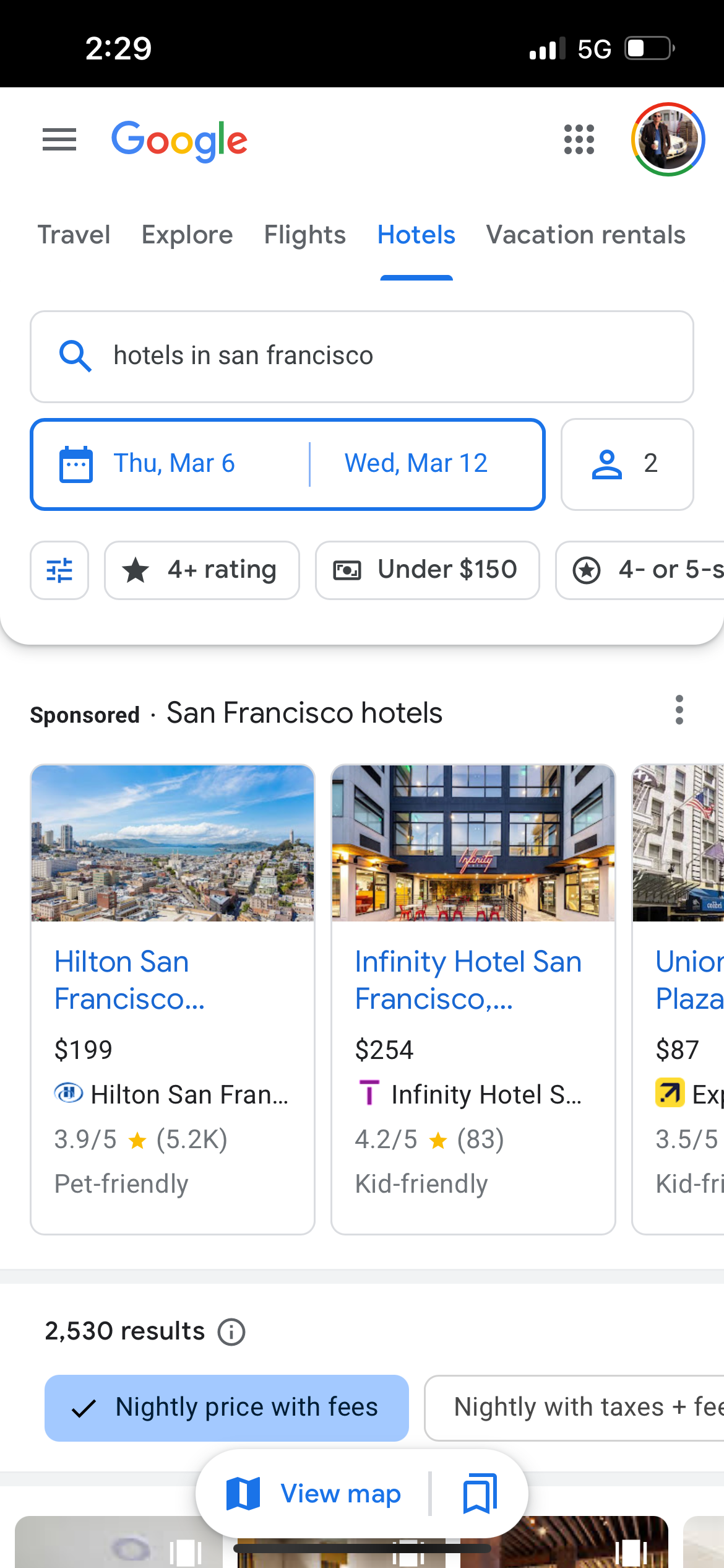 Google Travel app.. GOOGLE