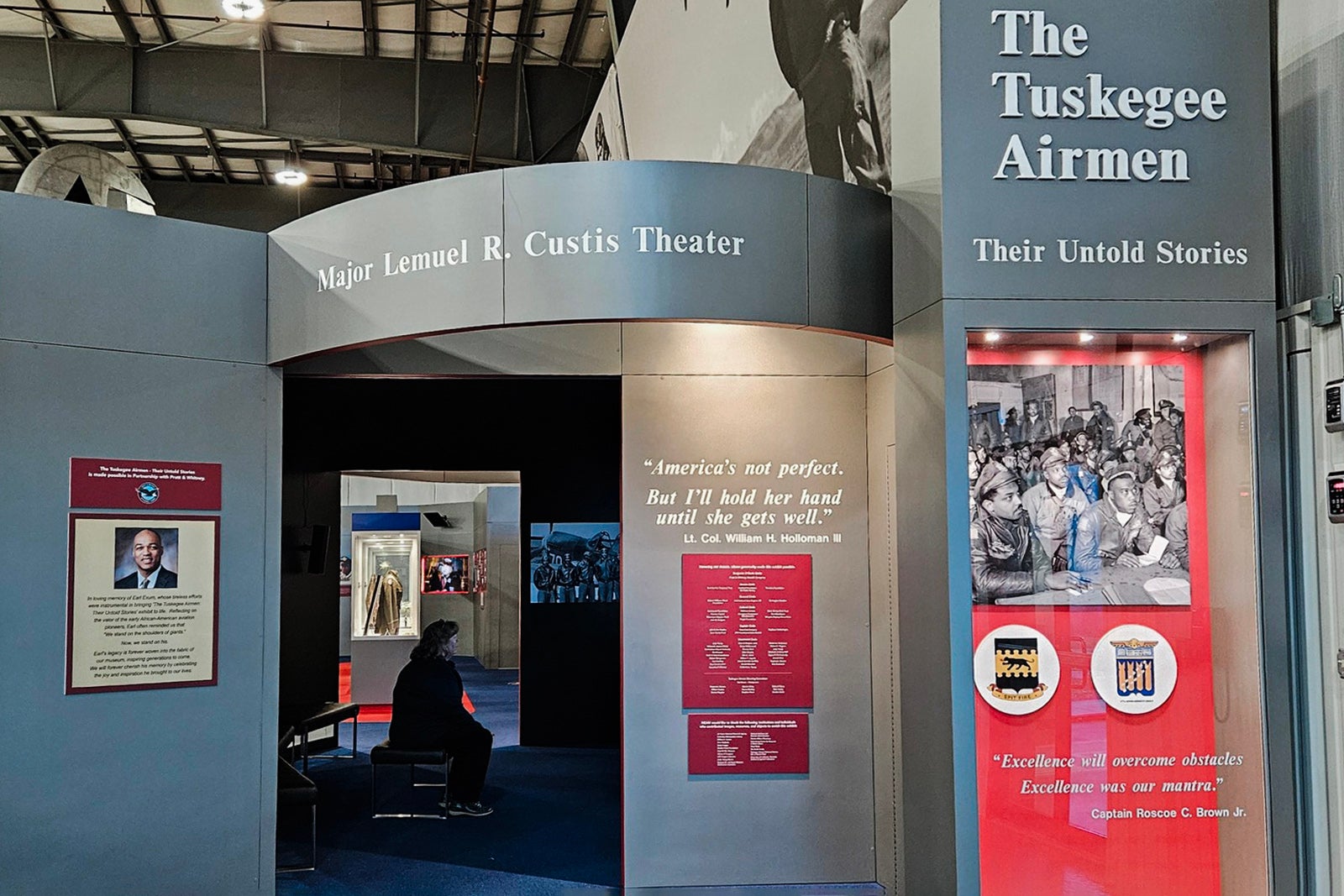 New England Air Museum Tuskegee Airmen Exhibit 