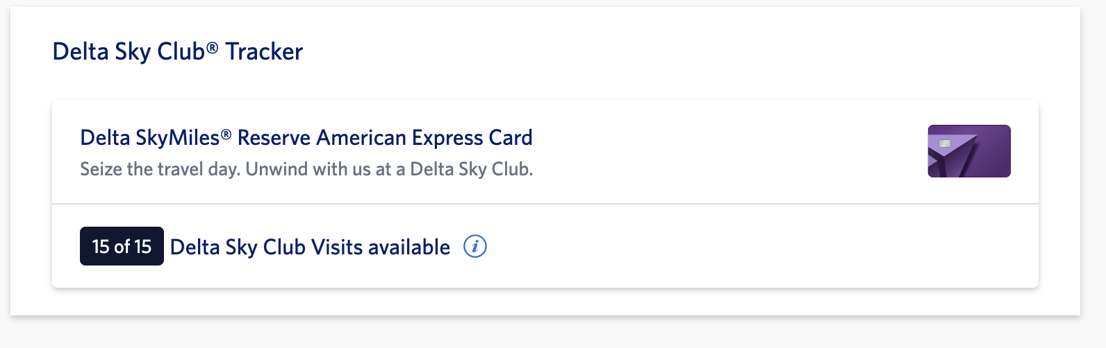 Delta Sky Club tracker. DELTA AIR LINES