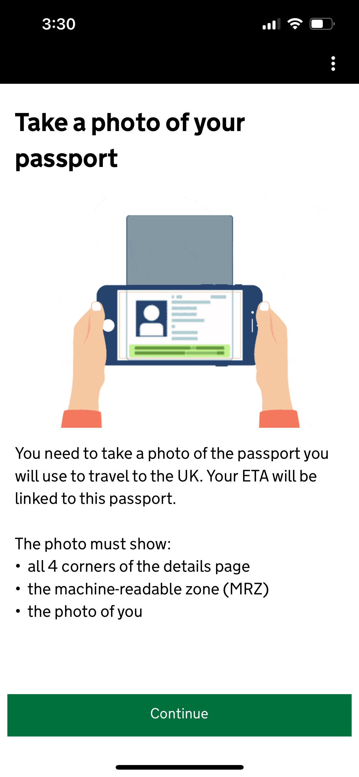 Step-by-step UK ETA instructions in the app. GOV.UK