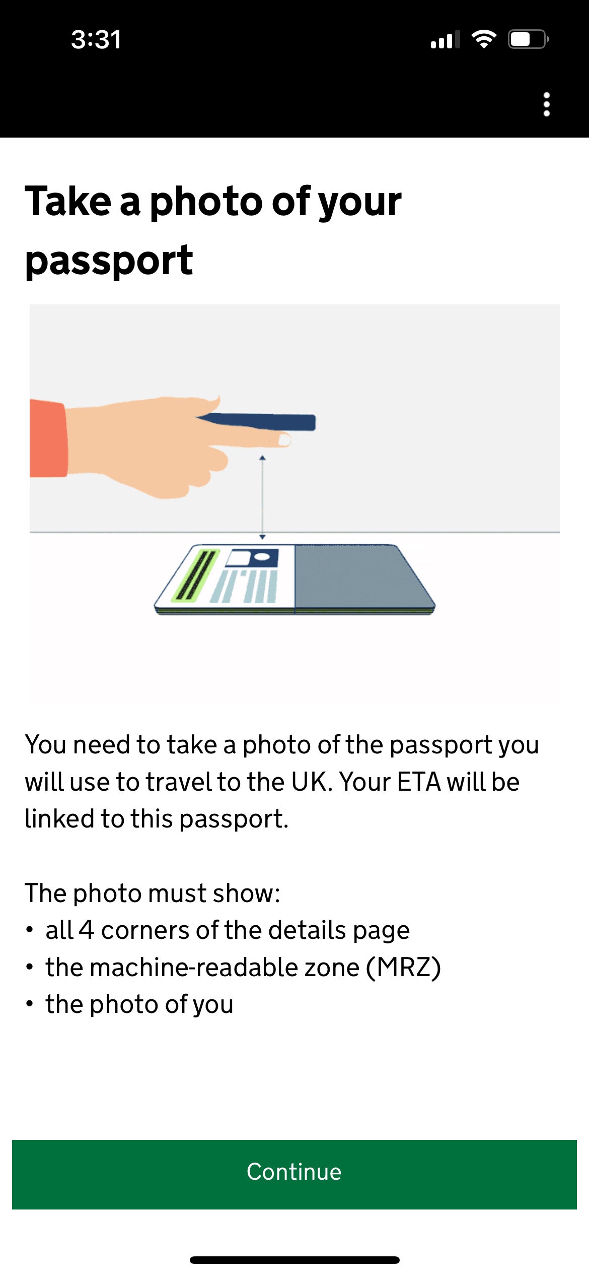 Step-by-step UK ETA instructions in the app. GOV.UK