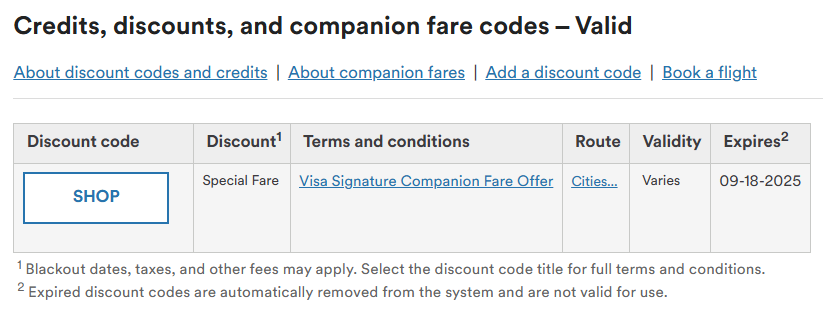 Alaska Airlines companion fare