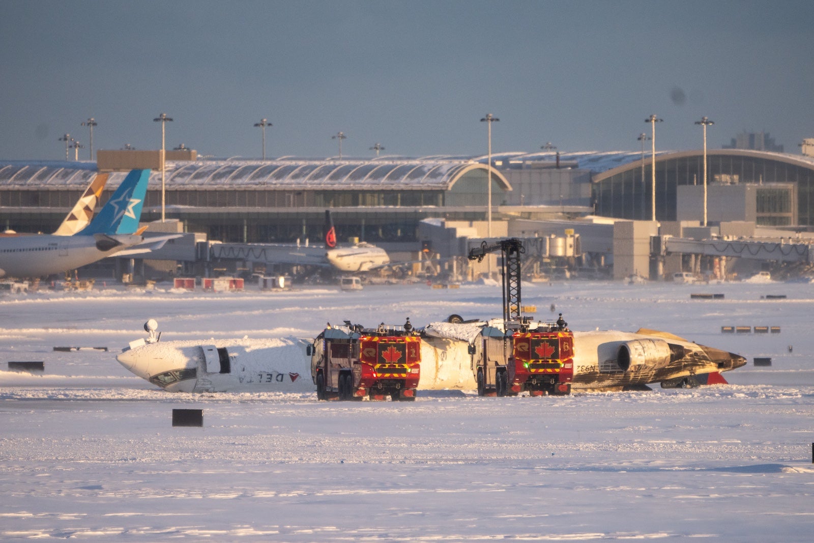 Delta regional jet involved in crash landing in Toronto; all occupants ‘accounted for,’ airport says