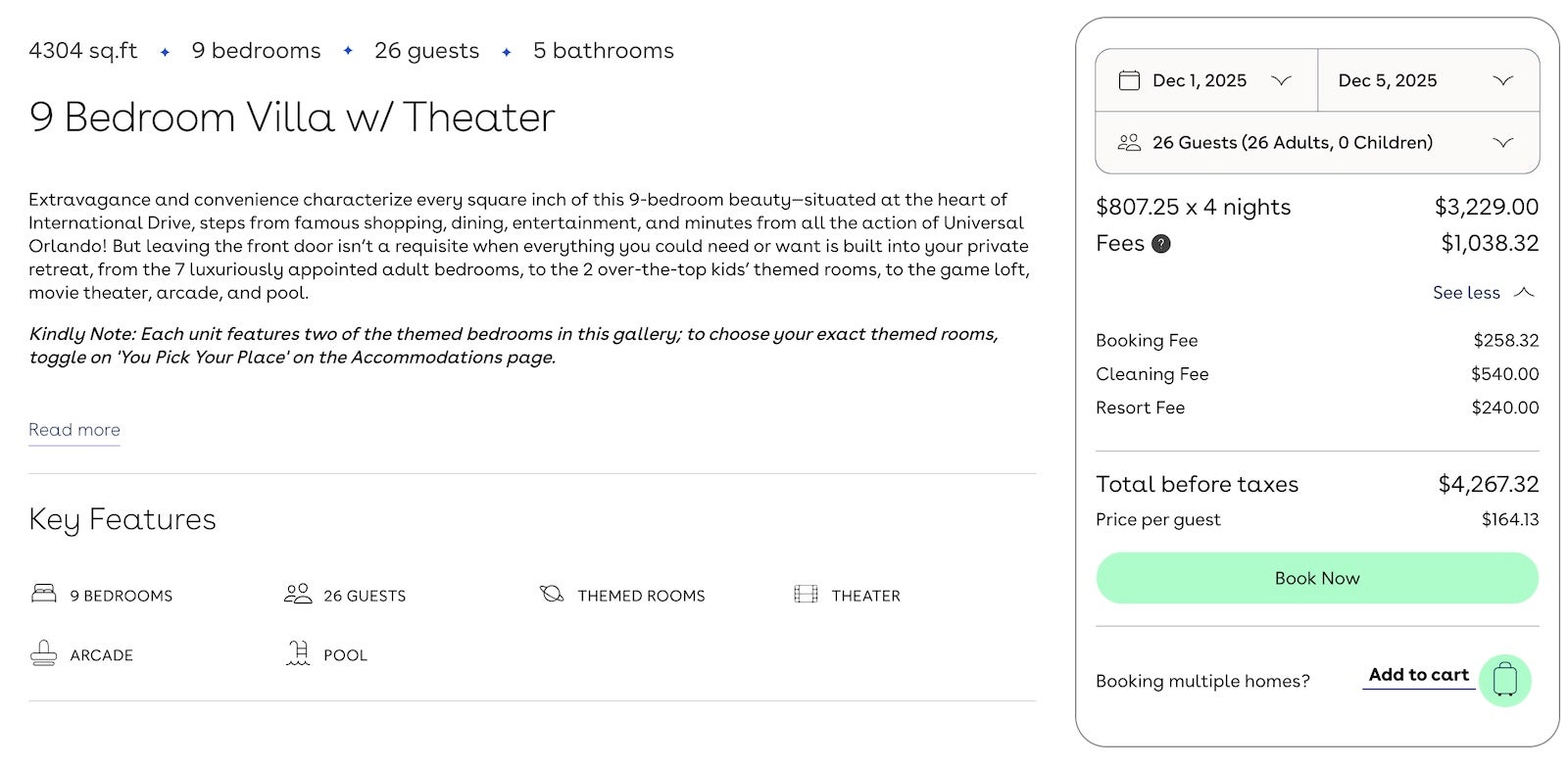 hotel pricing