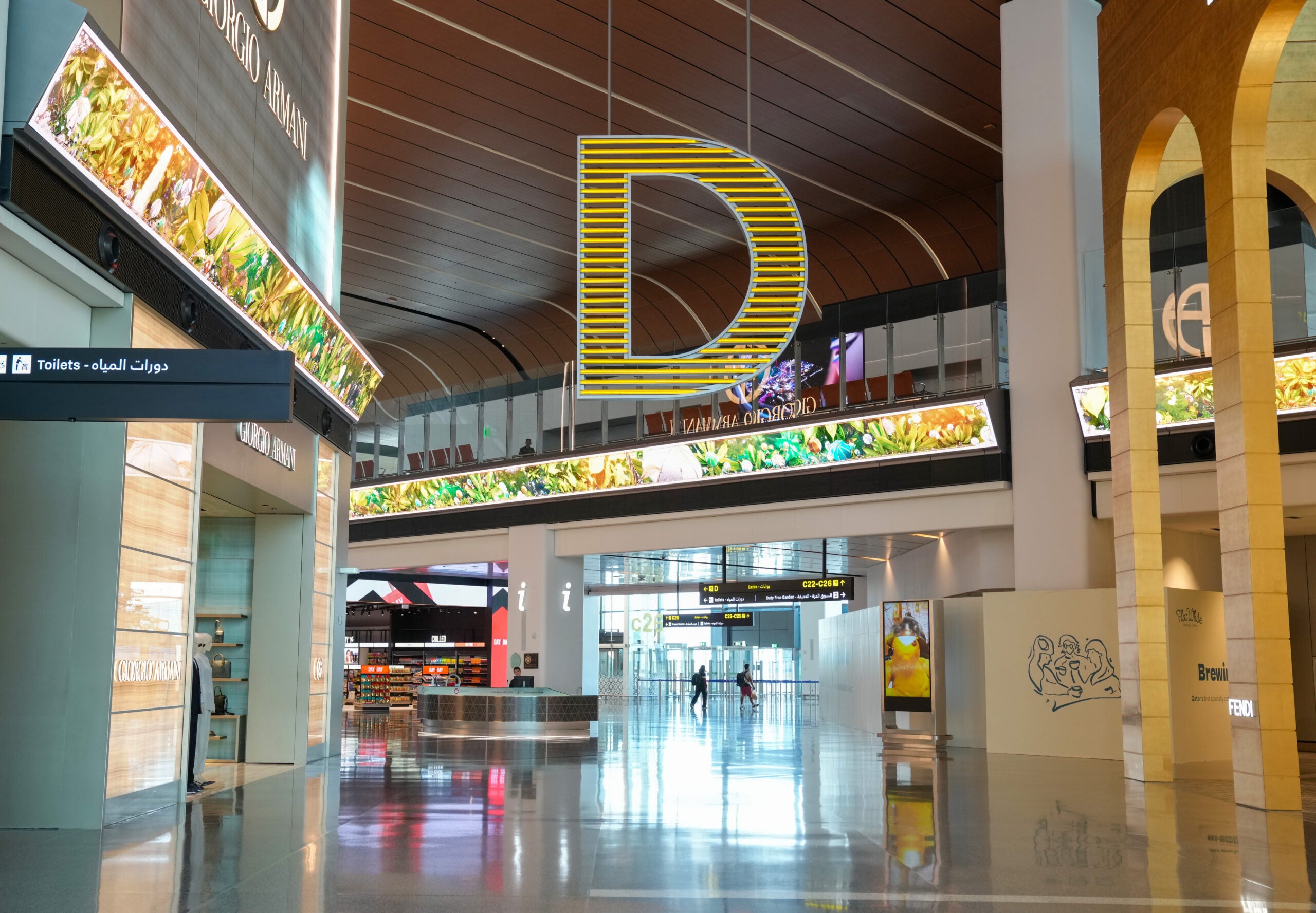 Doha airport concourse D