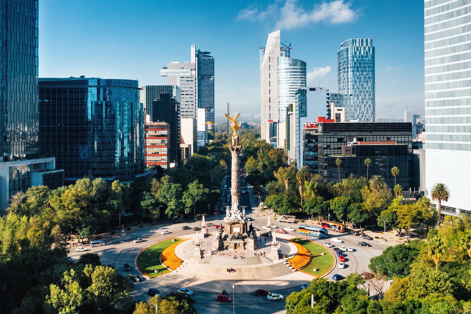 Independence Monument in Mexico City. 