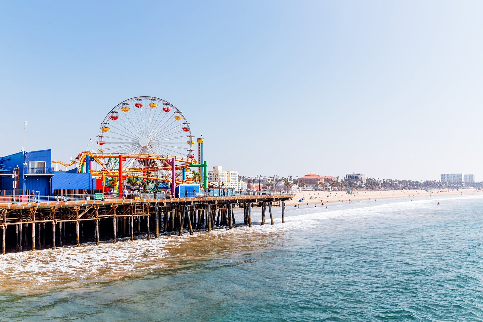 Santa Monica Pier. 