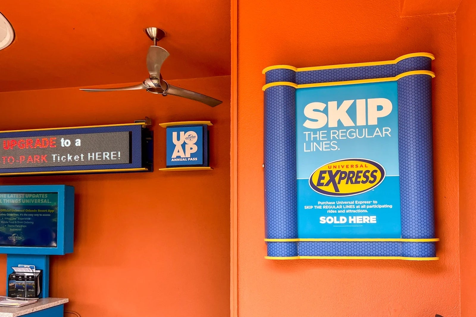 You can purchase Universal Express inside the parks. 