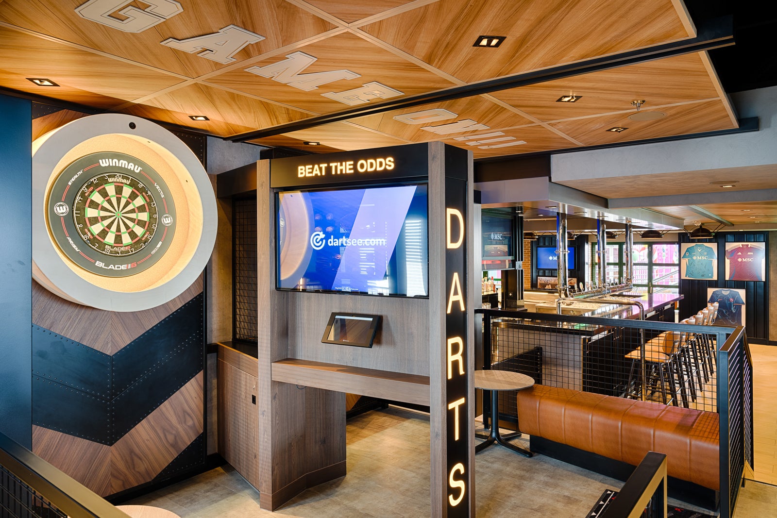 All-Star Sports Bar. World Promenade. MSC Cruises
