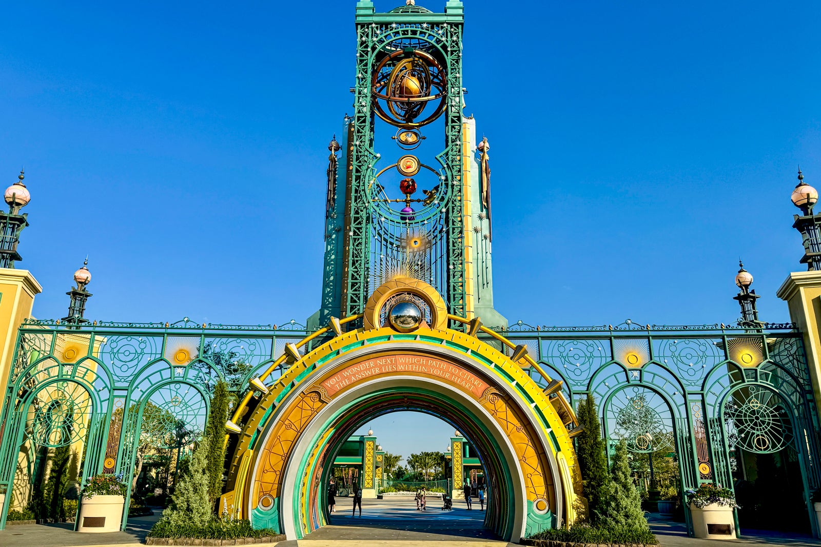 theme park entrance