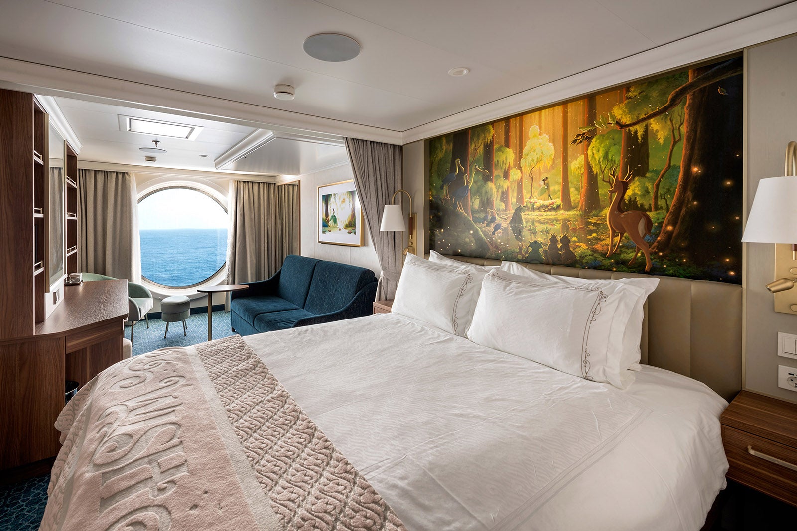 stateroom on Disney Wish cruise ship