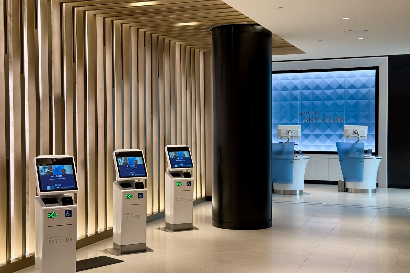 Entrance to a Delta Sky Club in Atlanta