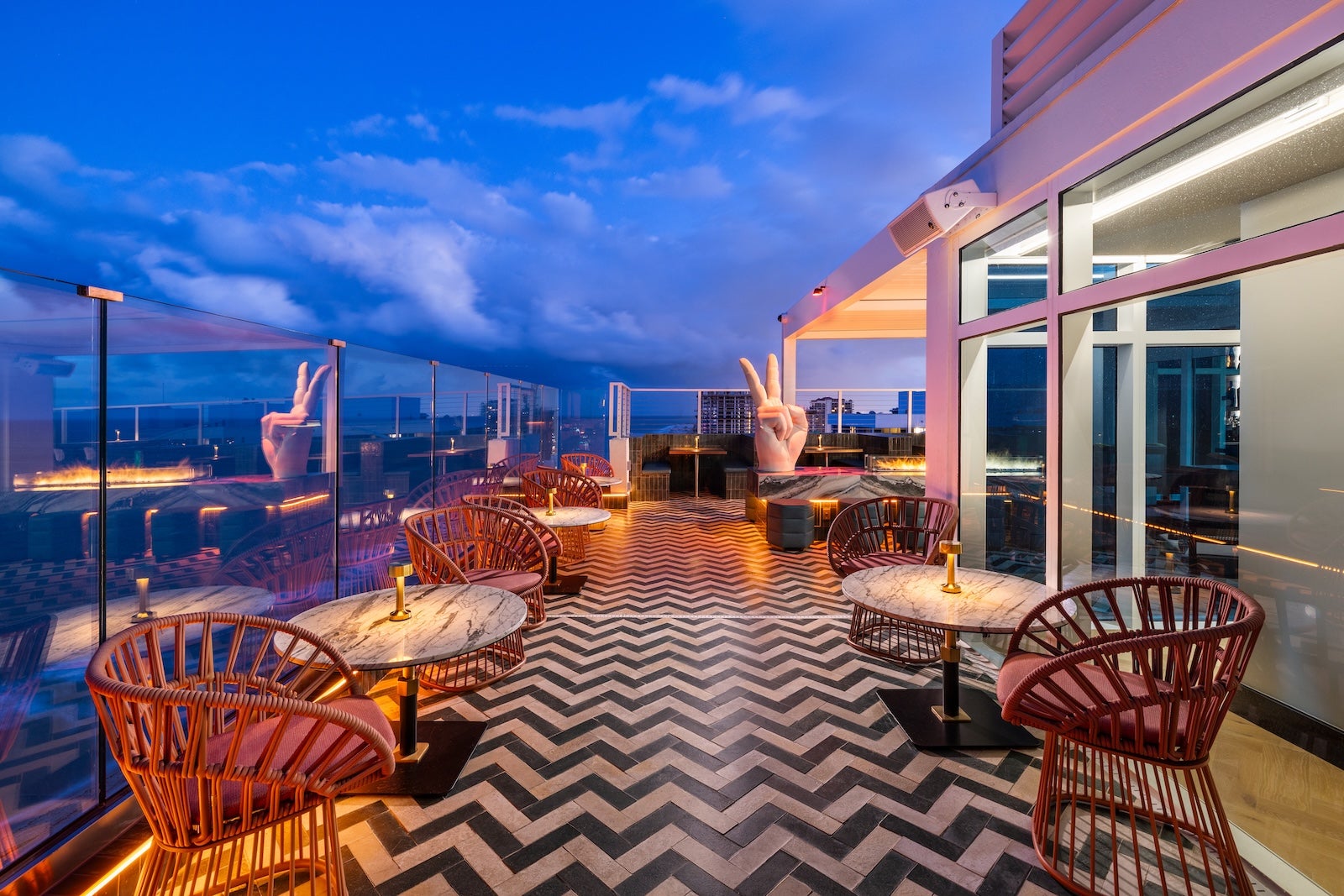 Beach House penthouse balcony