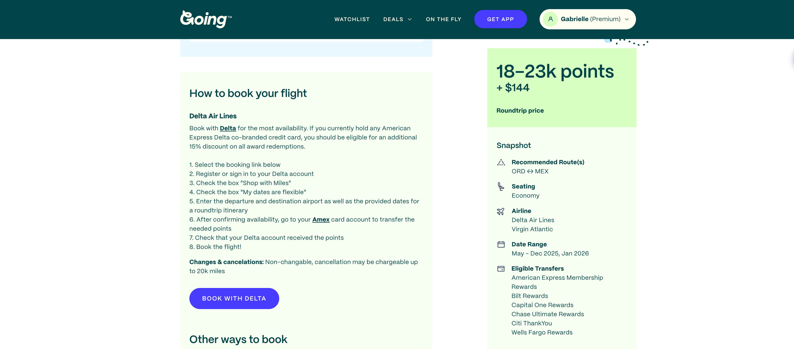 going travel app