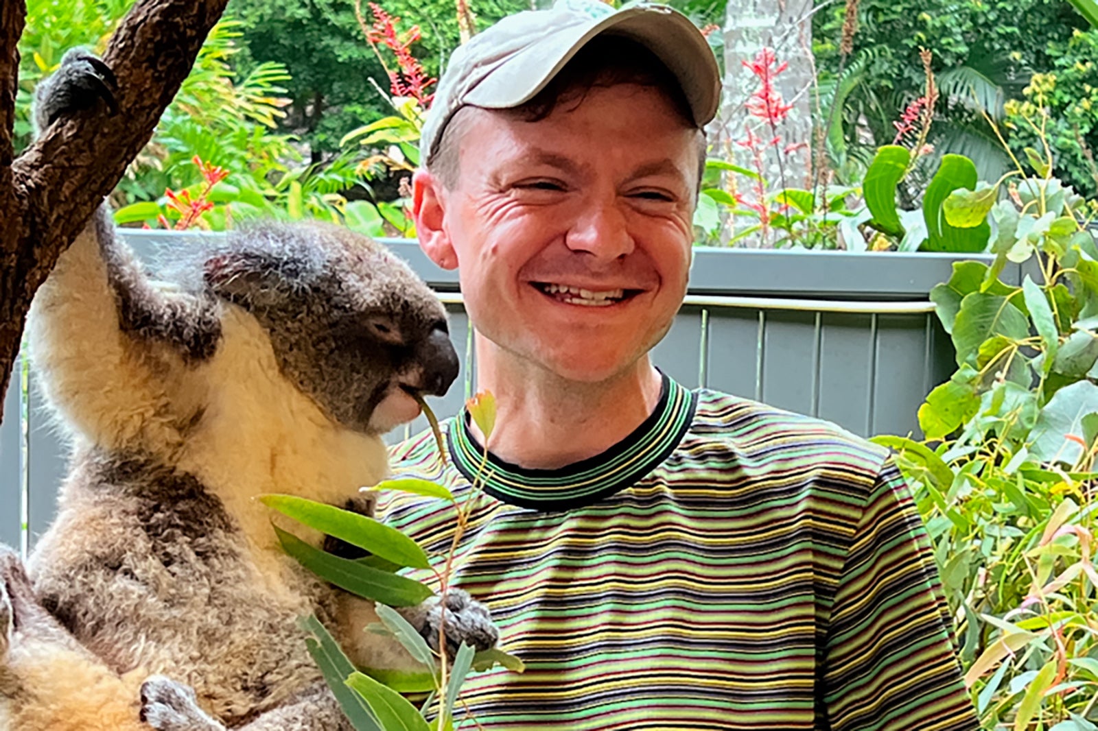 Tanner with koala