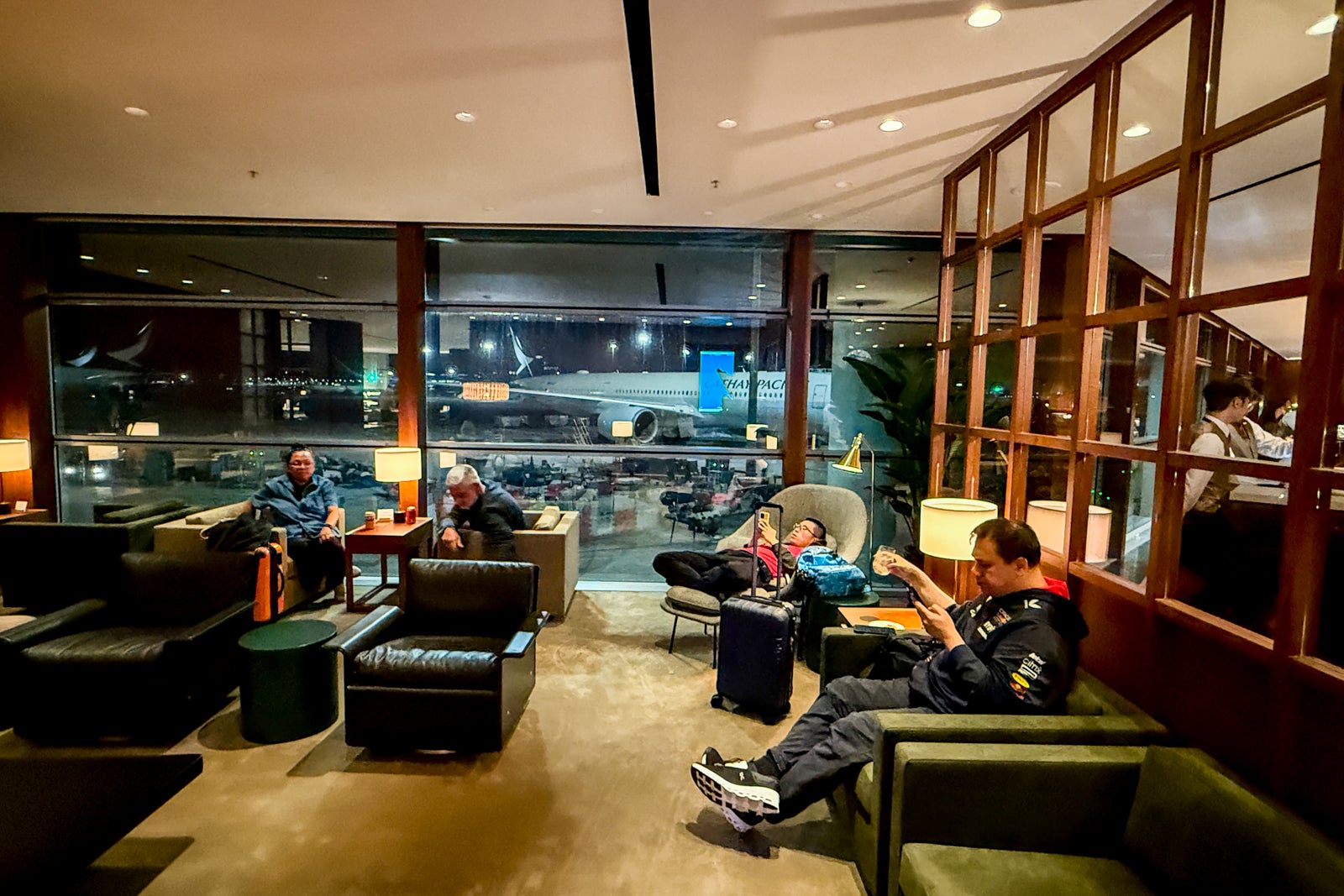 Cathay Pacific lounge interior