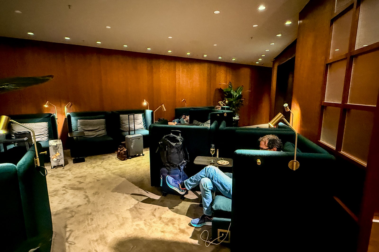Cathay Pacific lounge interior