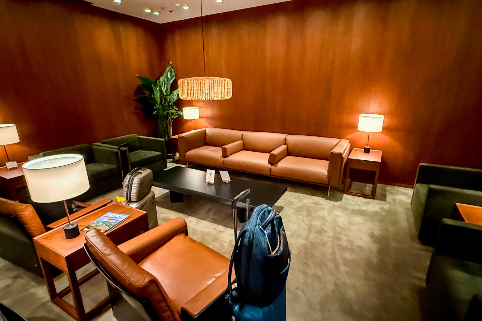 Cathay Pacific lounge interior