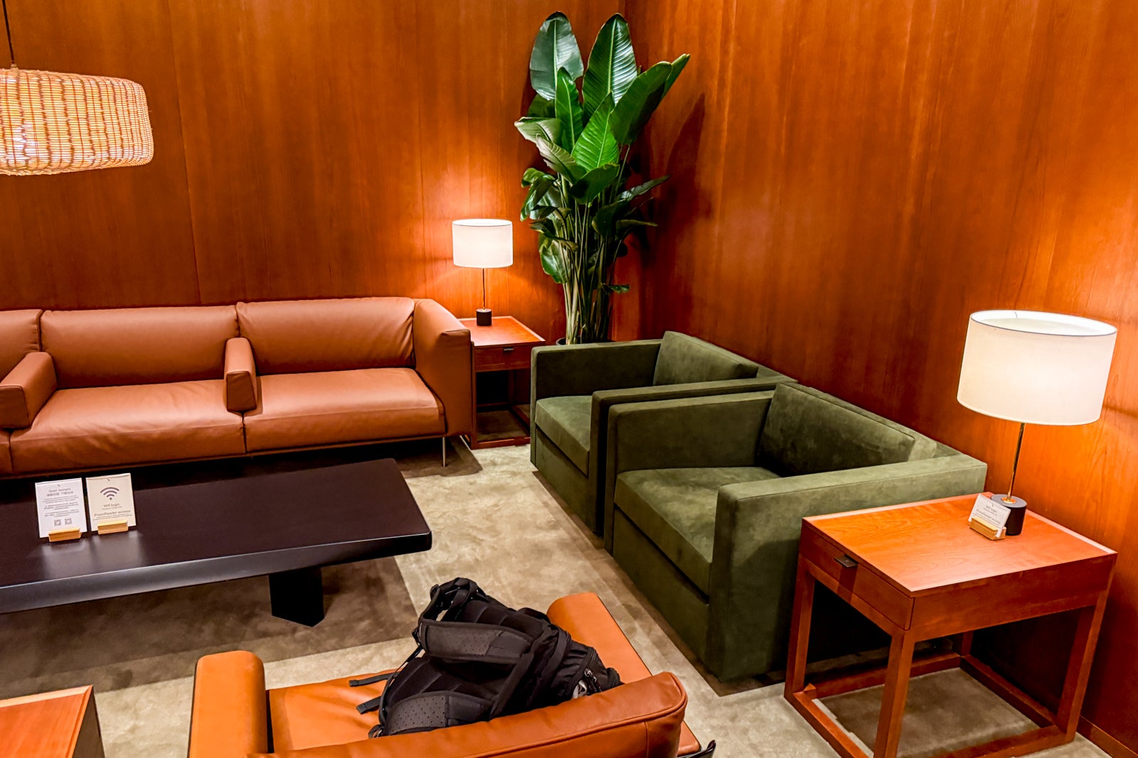 Cathay Pacific lounge interior