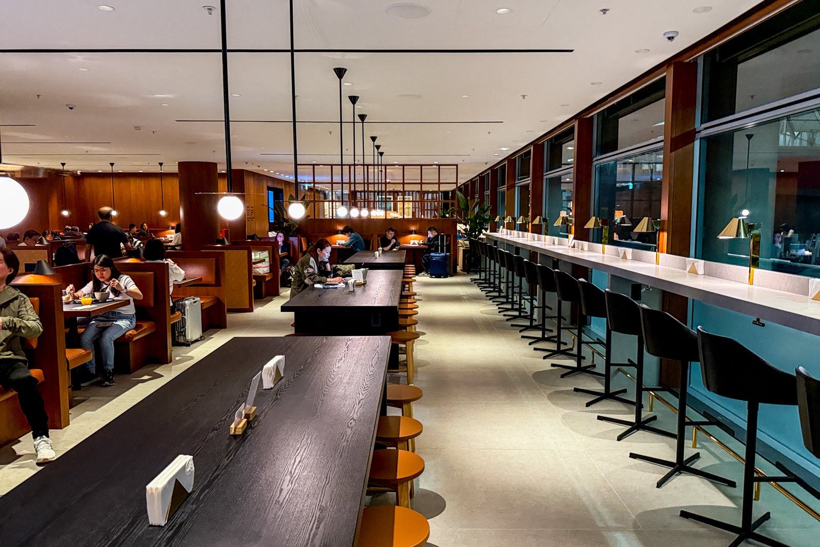 Cathay Pacific lounge interior