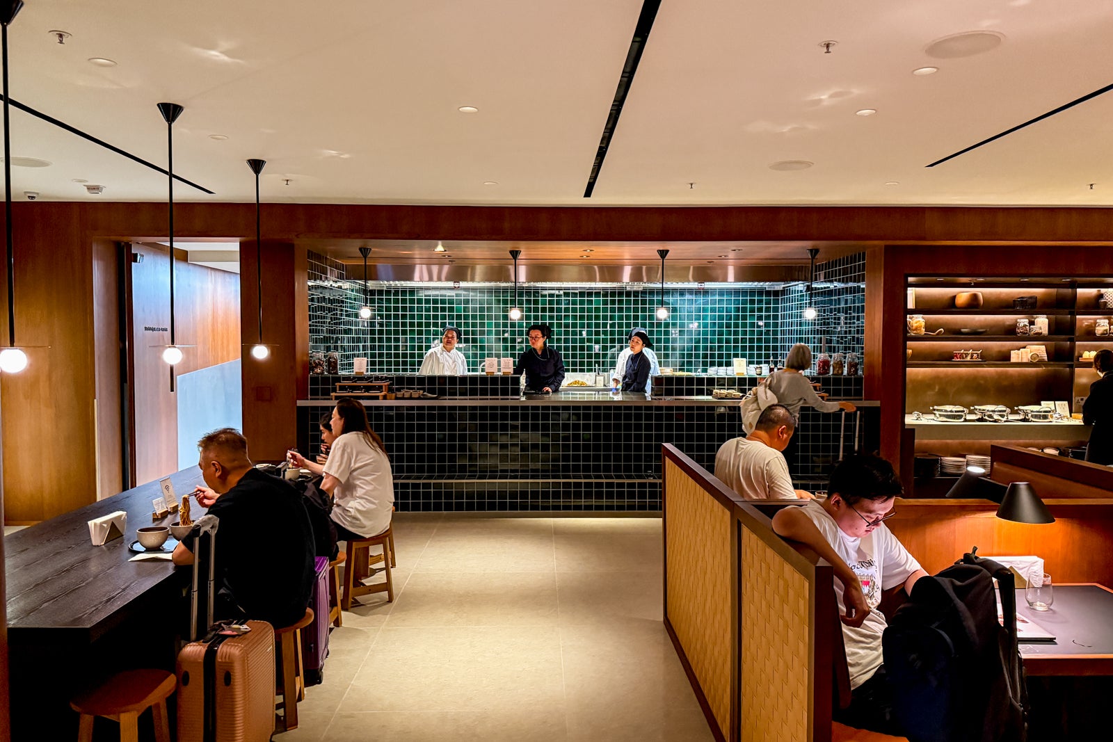 Cathay Pacific lounge interior