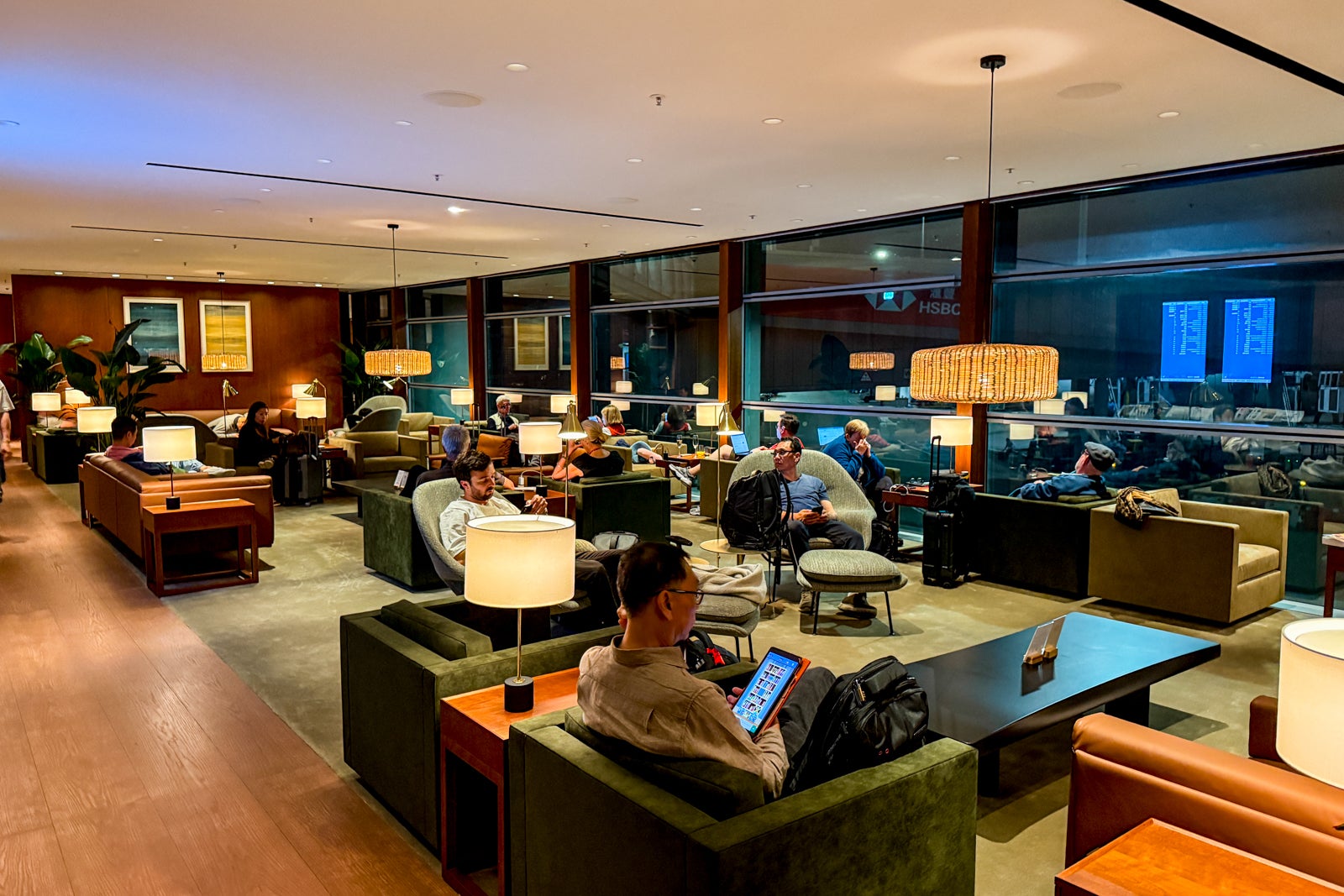 Cathay Pacific lounge interior