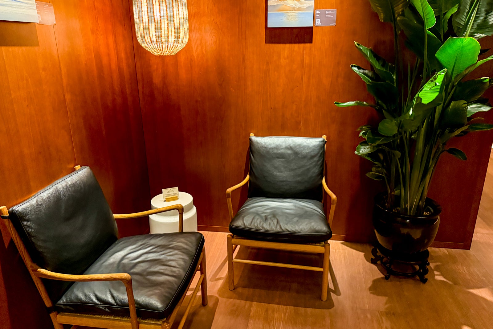 Cathay Pacific lounge interior