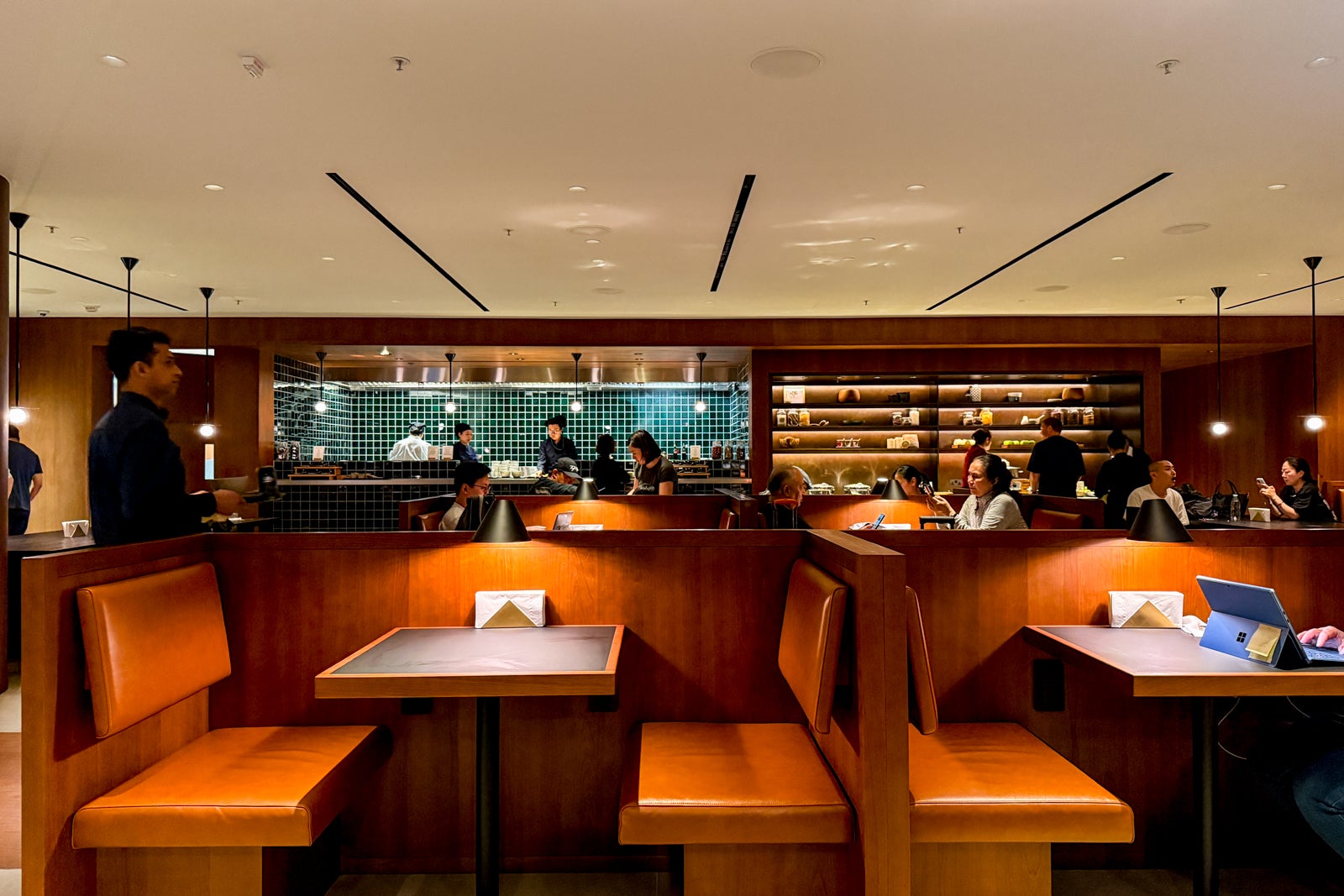 Cathay Pacific lounge interior