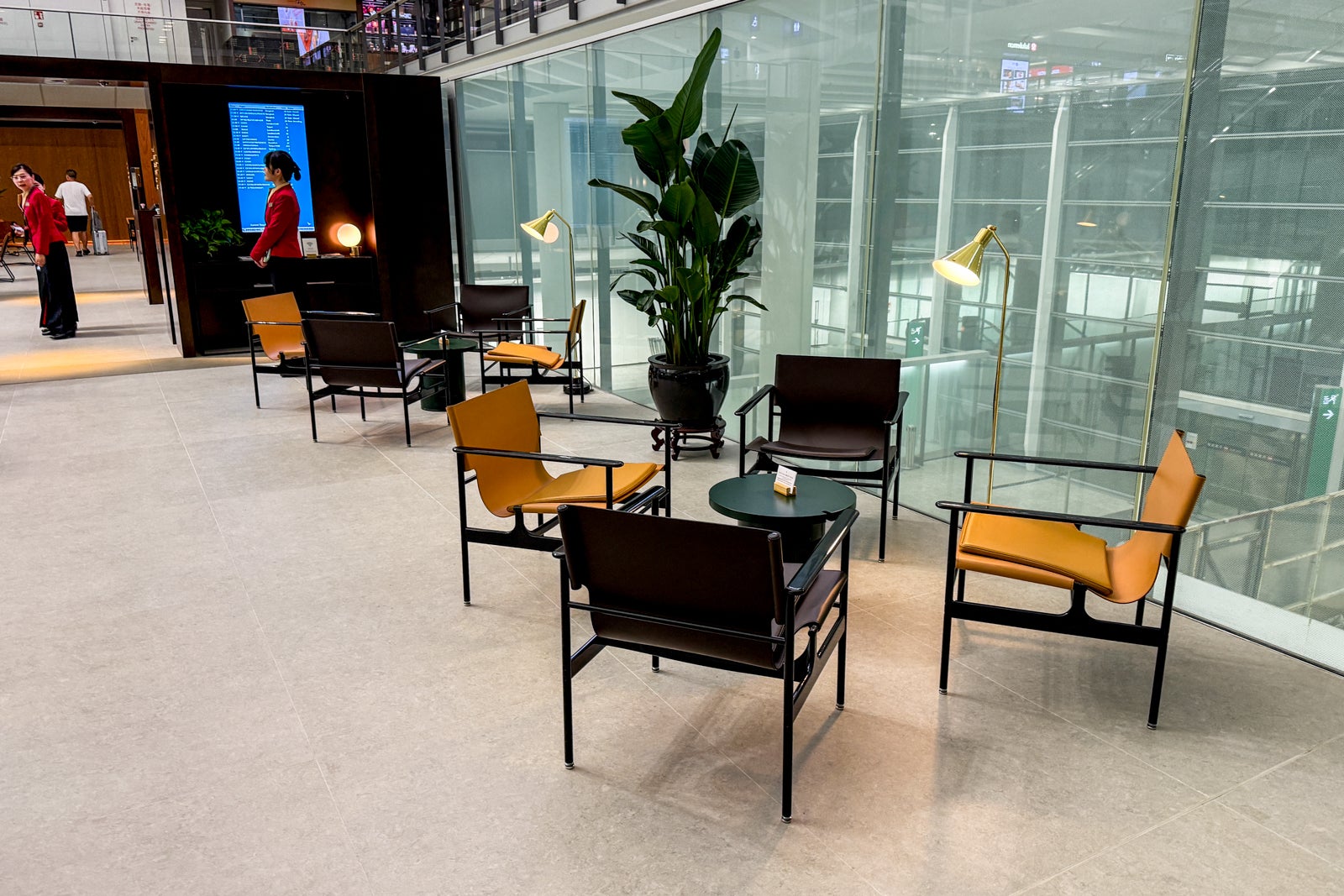 Cathay Pacific lounge interior