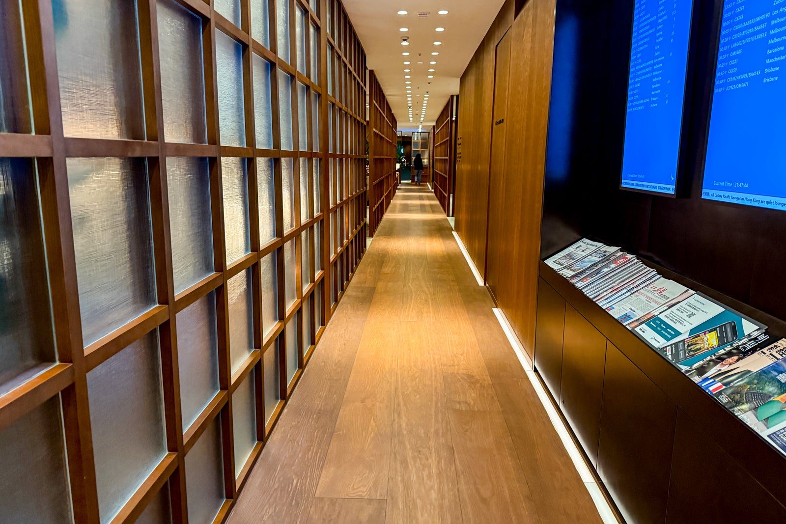 Cathay Pacific lounge interior