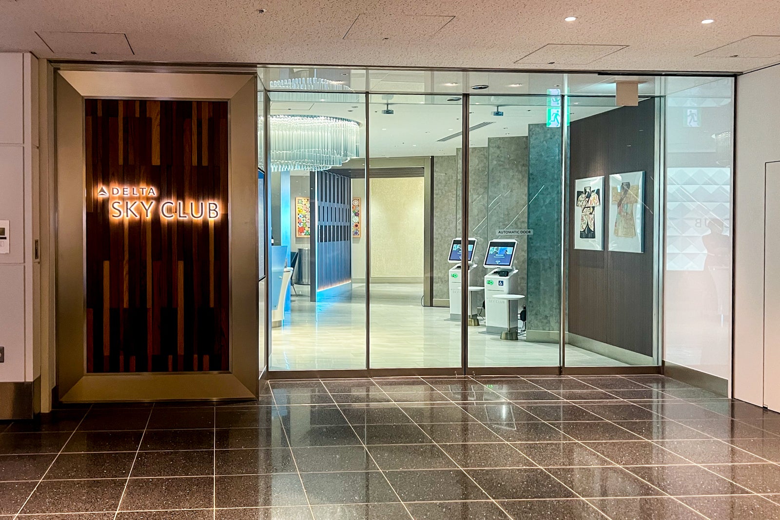 Delta Sky Club at Tokyo's Haneda Airport (HND). 