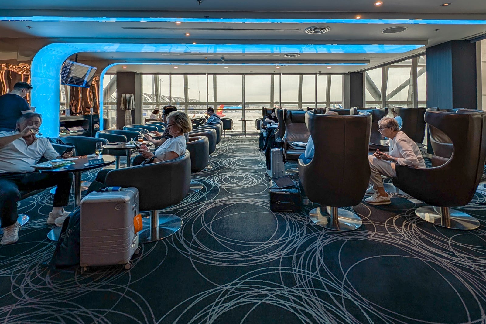 EVA Air lounge Bangkok