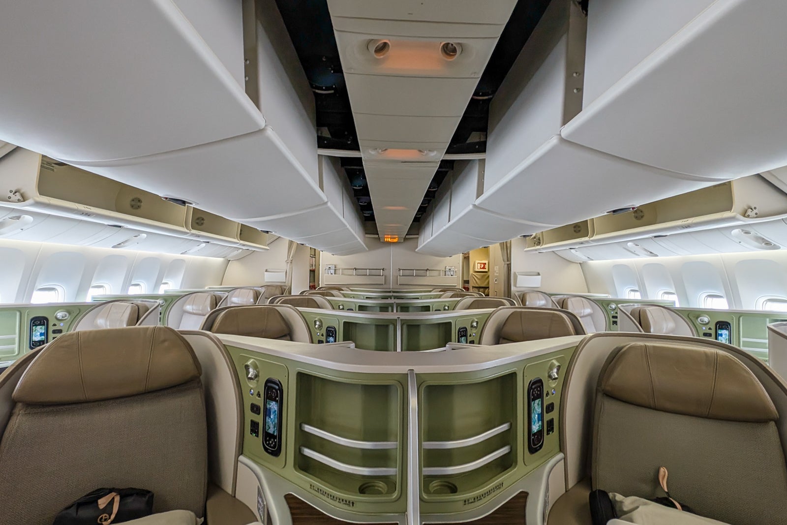 EVA Air 777 business class