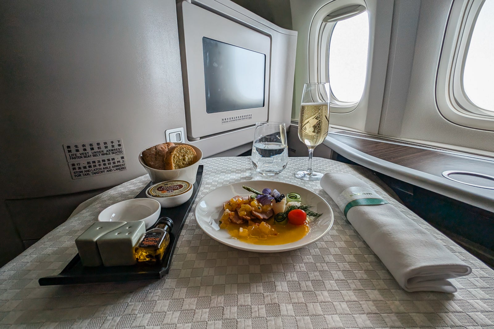 EVA Air 777 business class experience