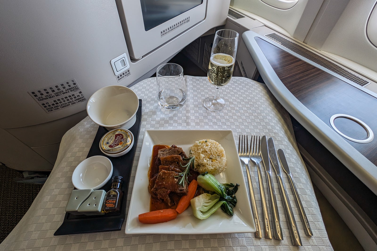 EVA Air 777 business class experience