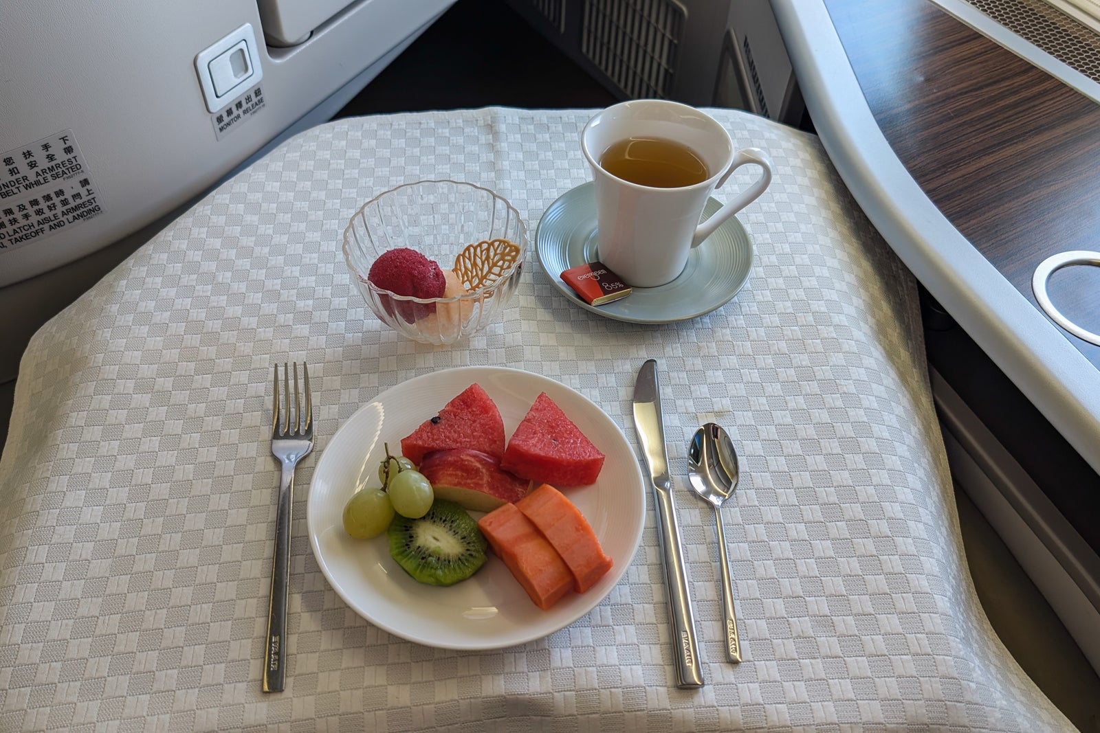 EVA Air 777 business class experience