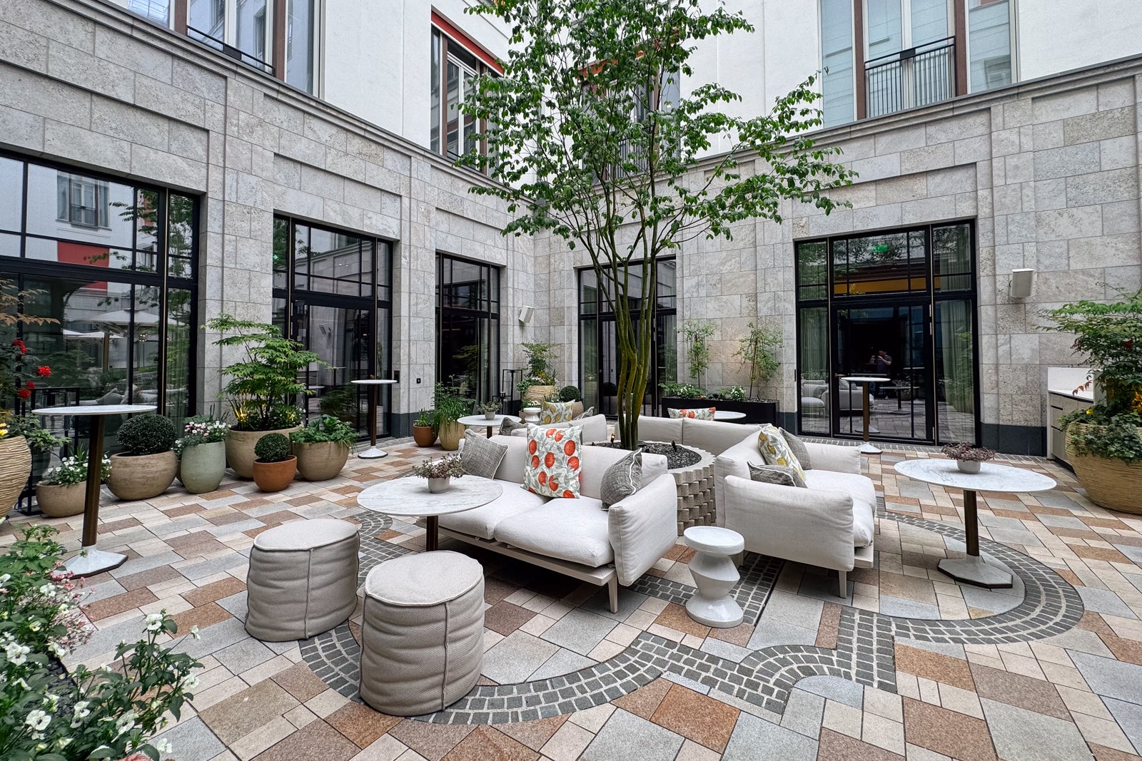 Rosewood Munich courtyard