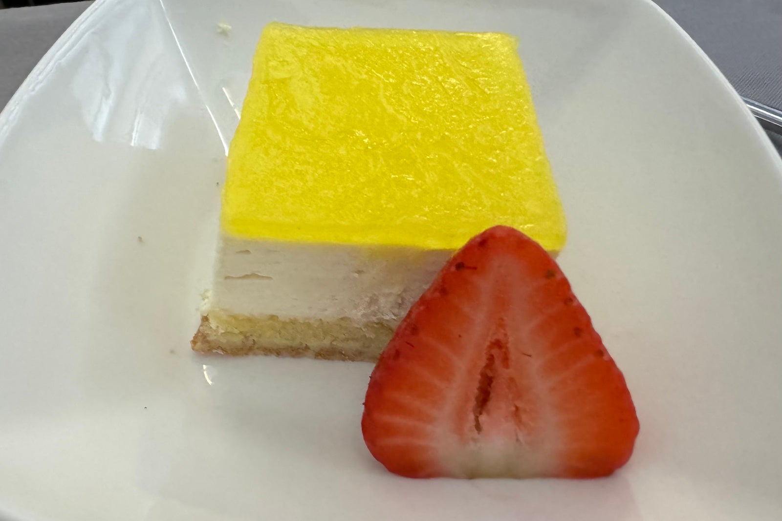 Alaska's SEA-NRT inaugural flight food