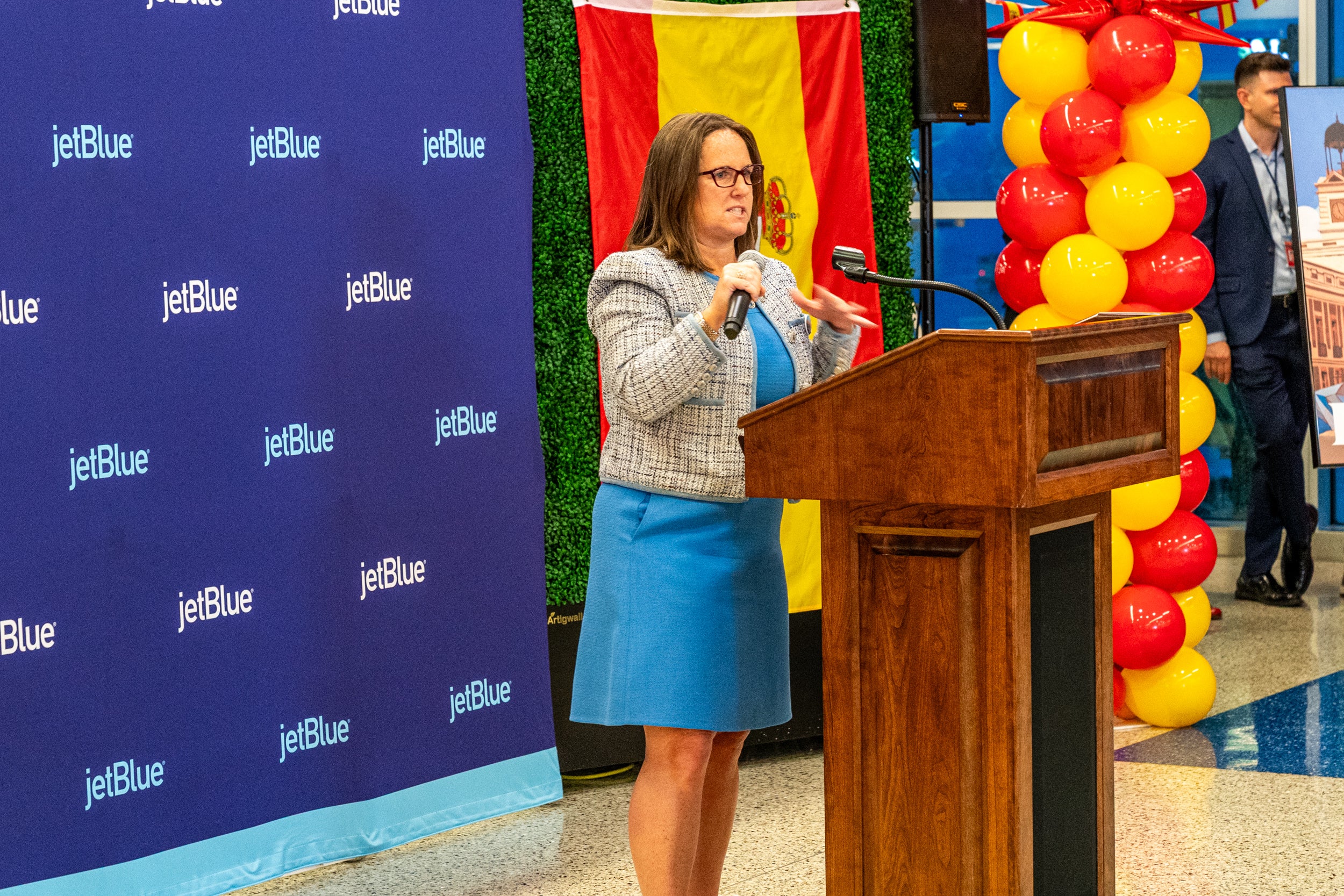 speaker at jetblue inaugural