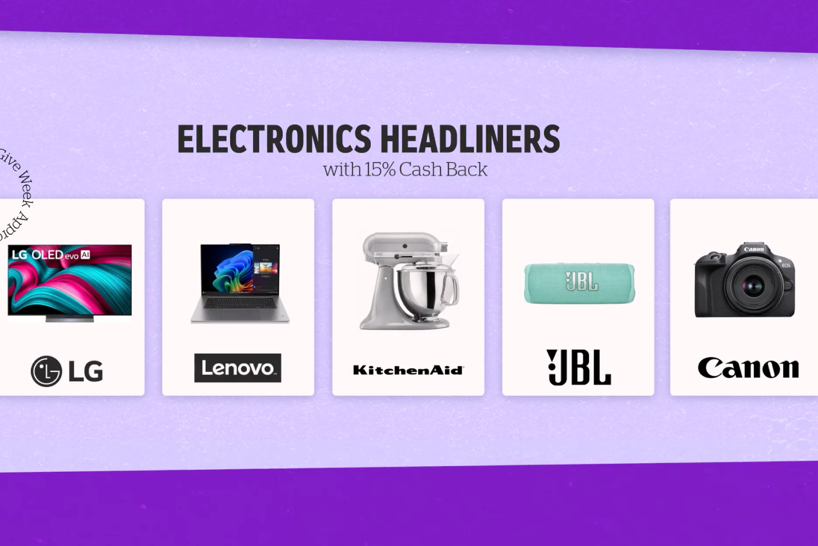 screenshot of electronics deals on Rakuten