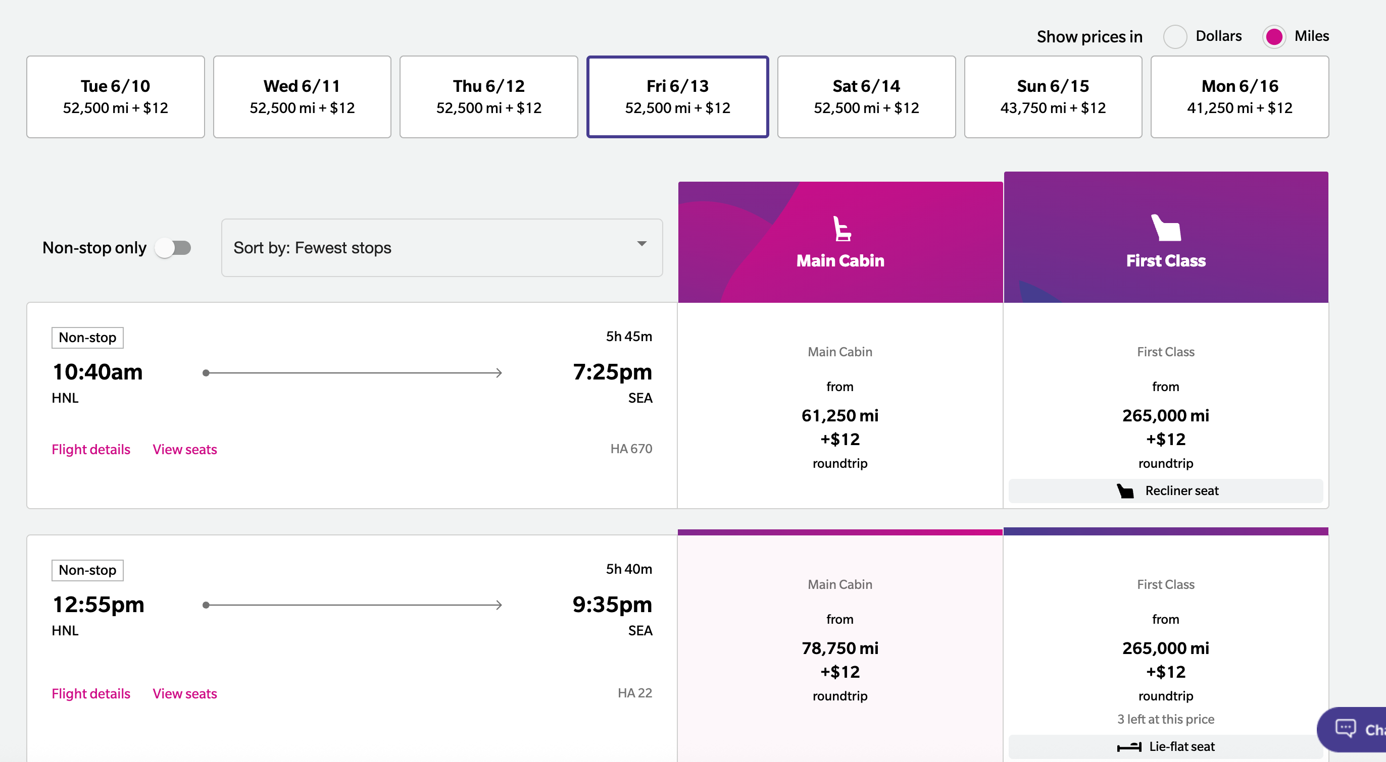 hawaiian airlines booking page